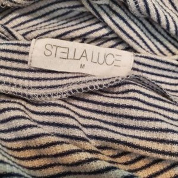Stella Luce Striped Ribbed Bodycon Dress - Picture 4 of 7